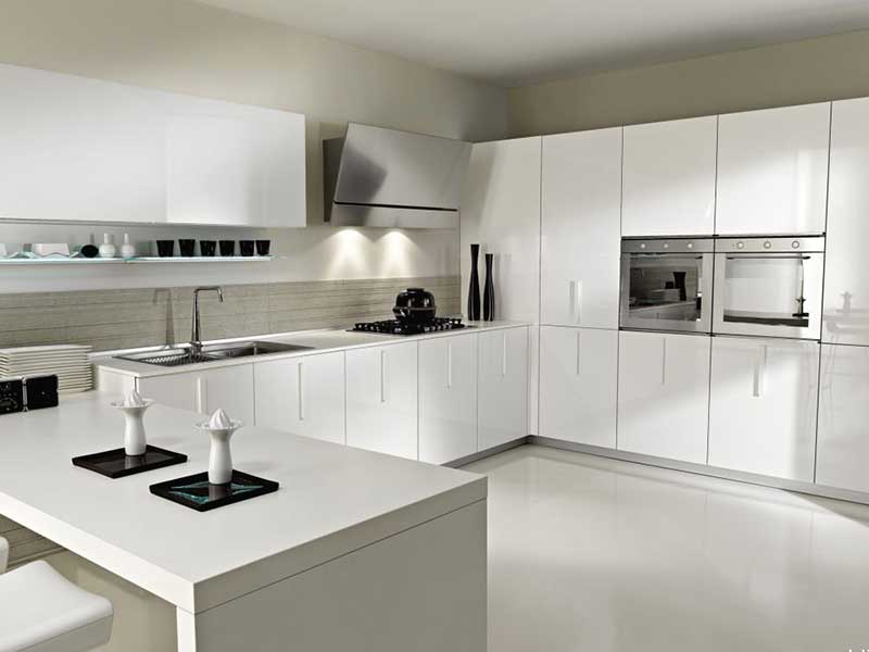 کابینت مدرن سفید