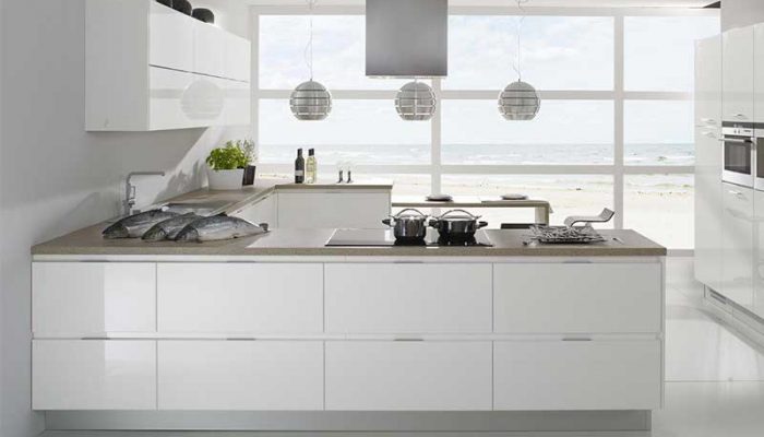کابینت مدرن سفید